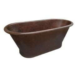 Stephon Copper Double Ended Bathtub -A&E BATH & SHOWER Shop rmmx72de ac angle