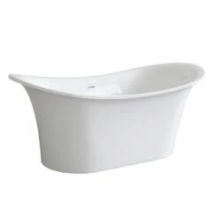 Campbell Acrylic Double Slipper Freestanding Tub - No Faucet Drillings -A&E BATH & SHOWER Shop rmpb campbell