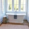 Devon 67 Inch Cast Iron Double Ended Skirted Tub - No Faucet Drillings - White -A&E BATH & SHOWER Shop rmsb 2