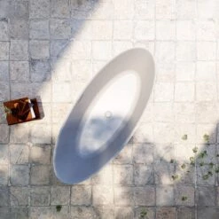 Milo 70 Inch Acrylic Double Ended Freestanding Tub -A&E BATH & SHOWER Shop rmtw7808 top