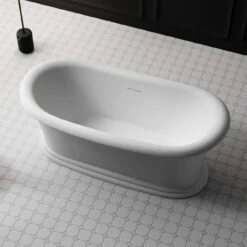 Franklin 67 Inch Freestanding Slipper Acrylic Tub 6 Franklin 67 Inch Freestanding Slipper Acrylic Tub -A&E BATH & SHOWER Shop rmtw7992 67 life top angle