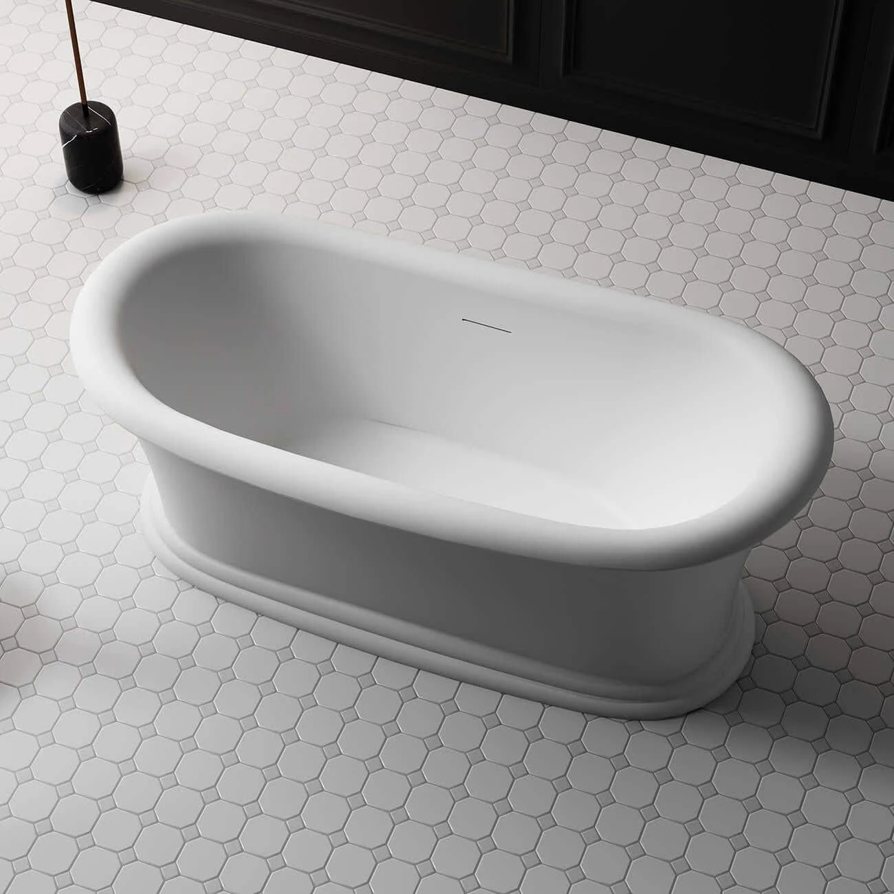 Franklin 67 Inch Freestanding Slipper Acrylic Tub 4 Franklin 67 Inch Freestanding Slipper Acrylic Tub - Image 2