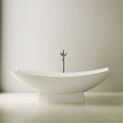 Everdeen 70 Inch Resin Hammock Freestanding Tub