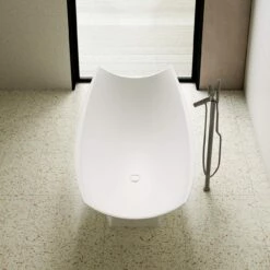 Everdeen 70 Inch Resin Hammock Freestanding Tub -A&E BATH & SHOWER Shop rmtw8992 side