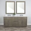 24 Inch Vanity Mirror Set - Gray