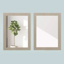 24 Inch Vanity Mirror Set - Light Oak -A&E BATH & SHOWER Shop rmv m24lo 3 life