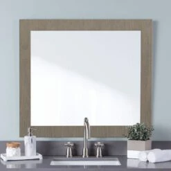 36 Inch Vanity Mirror - Gray