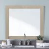36 Inch Vanity Mirror - Light Oak -A&E BATH & SHOWER Shop rmv m36lo life