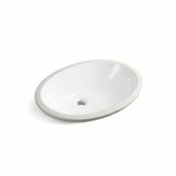 Fran Undermount Bathroom Sink Basin - White