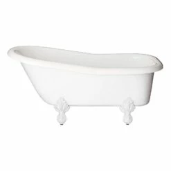 Ambassador Acrylic Slipper Clawfoot Tub - Rim Faucet Drillings 17 Ambassador Acrylic Slipper Clawfoot Tub - Rim Faucet Drillings -A&E BATH & SHOWER Shop rs501 p f 3