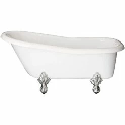 Ambassador Acrylic Slipper Clawfoot Tub - No Faucet Drillings -A&E BATH & SHOWER Shop rs551 c 4