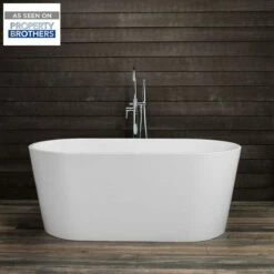 Chloe Acrylic Double Ended Freestanding Tub Package - No Faucet Drillings