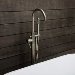 Chloe Acrylic Double Ended Freestanding Tub Package - No Faucet Drillings -A&E BATH & SHOWER Shop savingspackage36 bn