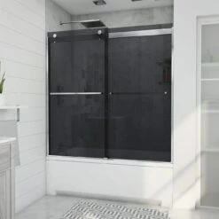 DreamLine Sapphire 56-60 Inch W X 60 Inch H Semi Frameless Bypass Tub Door 10 DreamLine Sapphire 56-60 Inch W X 60 Inch H Semi Frameless Bypass Tub Door -A&E BATH & SHOWER Shop shdr 6360602g01 life1