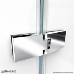 DreamLine Aqua Ultra 48 Inch W X 58 Inch H Frameless Hinged Tub Door With 9 Inch Extender Panel -A&E BATH & SHOWER Shop shdr aqua ultra hinge 01 2
