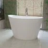 True Ofuro Stone Japanese Soaking Freestanding Tub - No Faucet Drillings 1 True Ofuro Stone Japanese Soaking Freestanding Tub - No Faucet Drillings -A&E BATH & SHOWER Shop true ofuro wht s