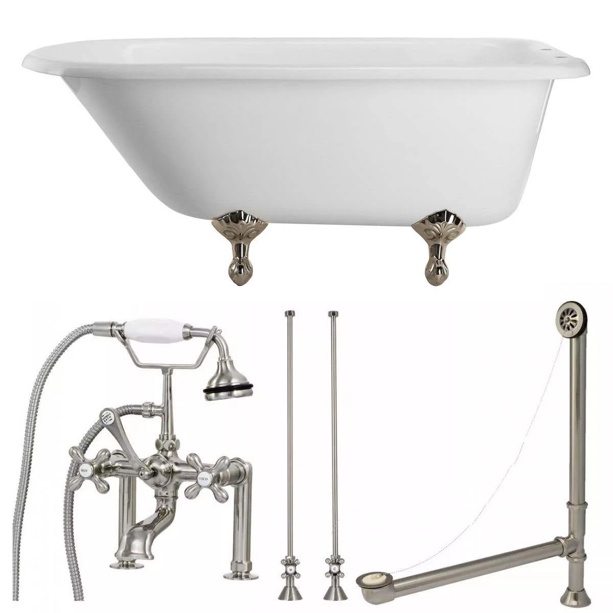 Heritage Cast Iron Classic Clawfoot Tub Package 5 Heritage Cast Iron Classic Clawfoot Tub Package - Image 3