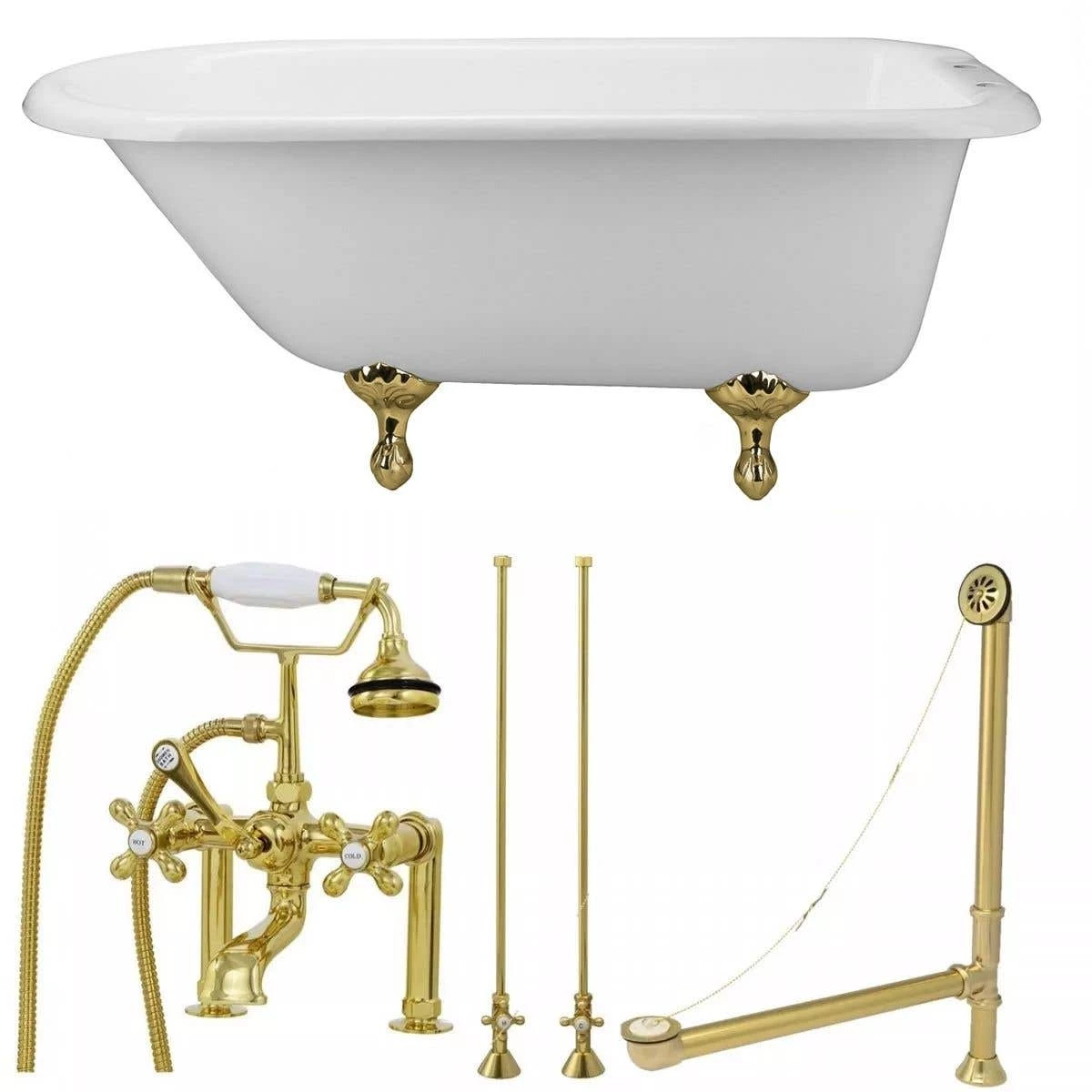 Heritage Cast Iron Classic Clawfoot Tub Package 6 Heritage Cast Iron Classic Clawfoot Tub Package - Image 4