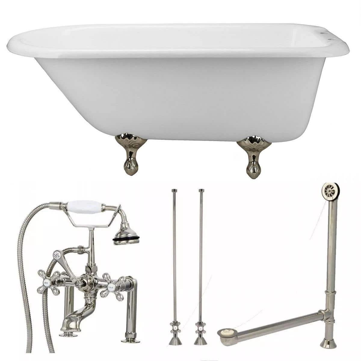 Heritage Cast Iron Classic Clawfoot Tub Package 7 Heritage Cast Iron Classic Clawfoot Tub Package - Image 5