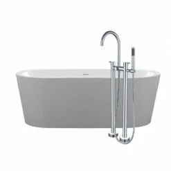 Wyatt 67 Inch Acrylic Double Ended Freestanding Tub Package
