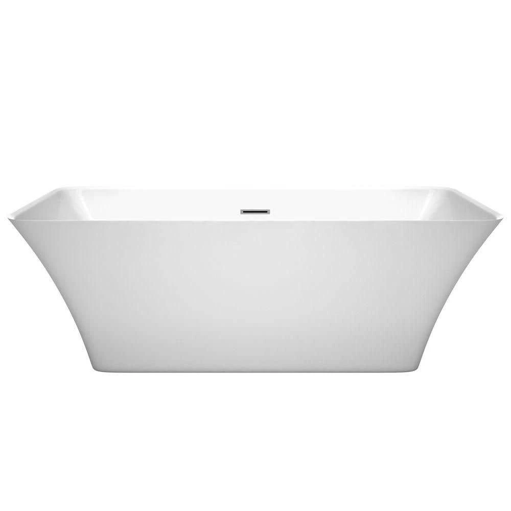 Tiffany Acrylic Double Ended Freestanding Bathtub - No Faucet Drillings 5 Tiffany Acrylic Double Ended Freestanding Bathtub - No Faucet Drillings - Image 3