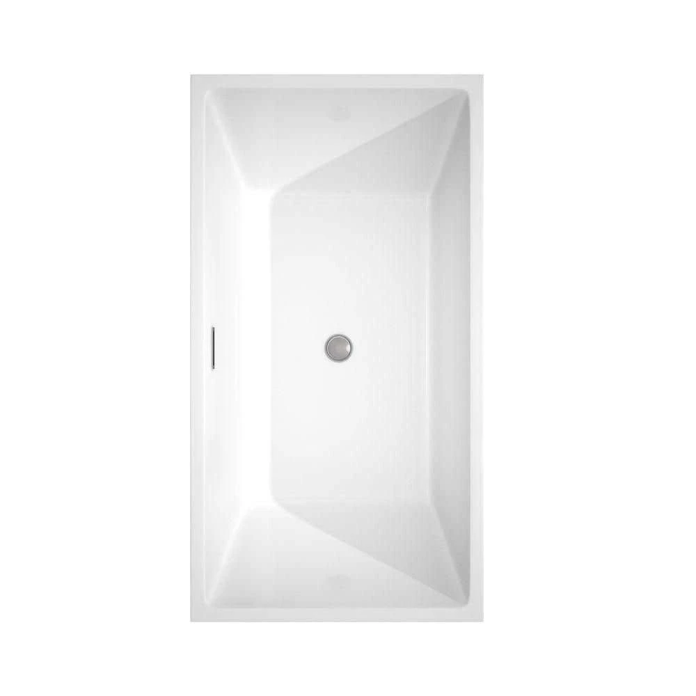 Sara Acrylic Double Ended Freestanding Bathtub - No Faucet Drillings 8 Sara Acrylic Double Ended Freestanding Bathtub - No Faucet Drillings - Image 6