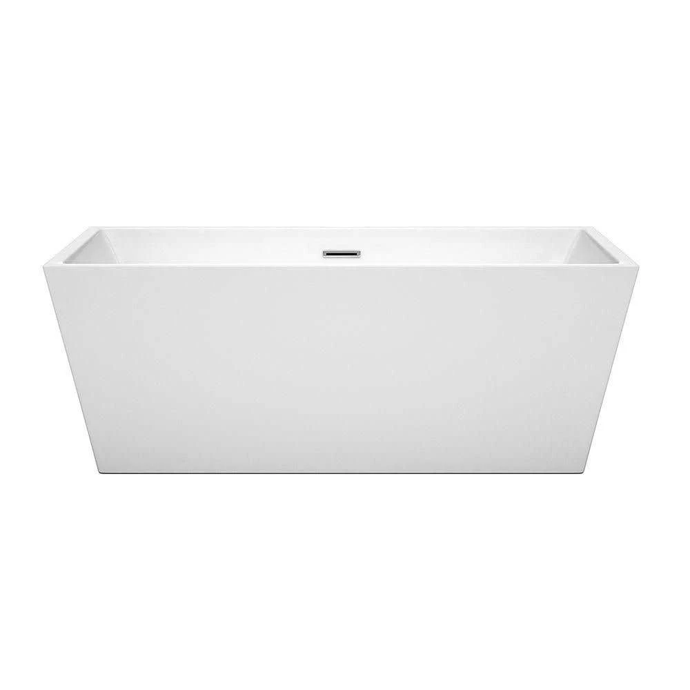 Sara Acrylic Double Ended Freestanding Bathtub - No Faucet Drillings 5 Sara Acrylic Double Ended Freestanding Bathtub - No Faucet Drillings - Image 3