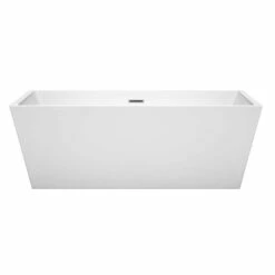 Sara Acrylic Double Ended Freestanding Bathtub - No Faucet Drillings 12 Sara Acrylic Double Ended Freestanding Bathtub - No Faucet Drillings -A&E BATH & SHOWER Shop wcbtk151467 f