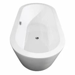 Mermaid Acrylic Double Ended Freestanding Bathtub - No Faucet Drillings -A&E BATH & SHOWER Shop wcobt100371 s 1