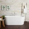 Wyatt Acrylic Double Ended Freestanding Tub Package -A&E BATH & SHOWER Shop wyatt pkg 1